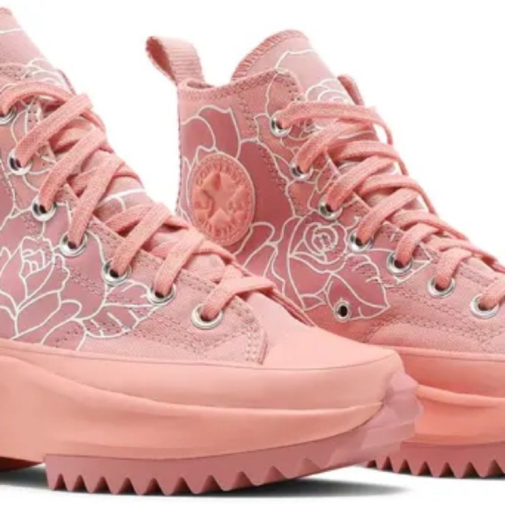 Natasha Cloud x Converse Pink Floral Run Star Hike – Women’s 7.5
